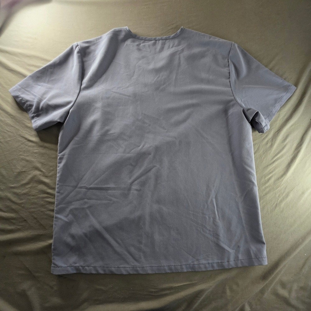 FIGS Leon Technical Collection V-Neck Scrub Top XXL Graphite Grey FM1500 Mens - Picture 5 of 5